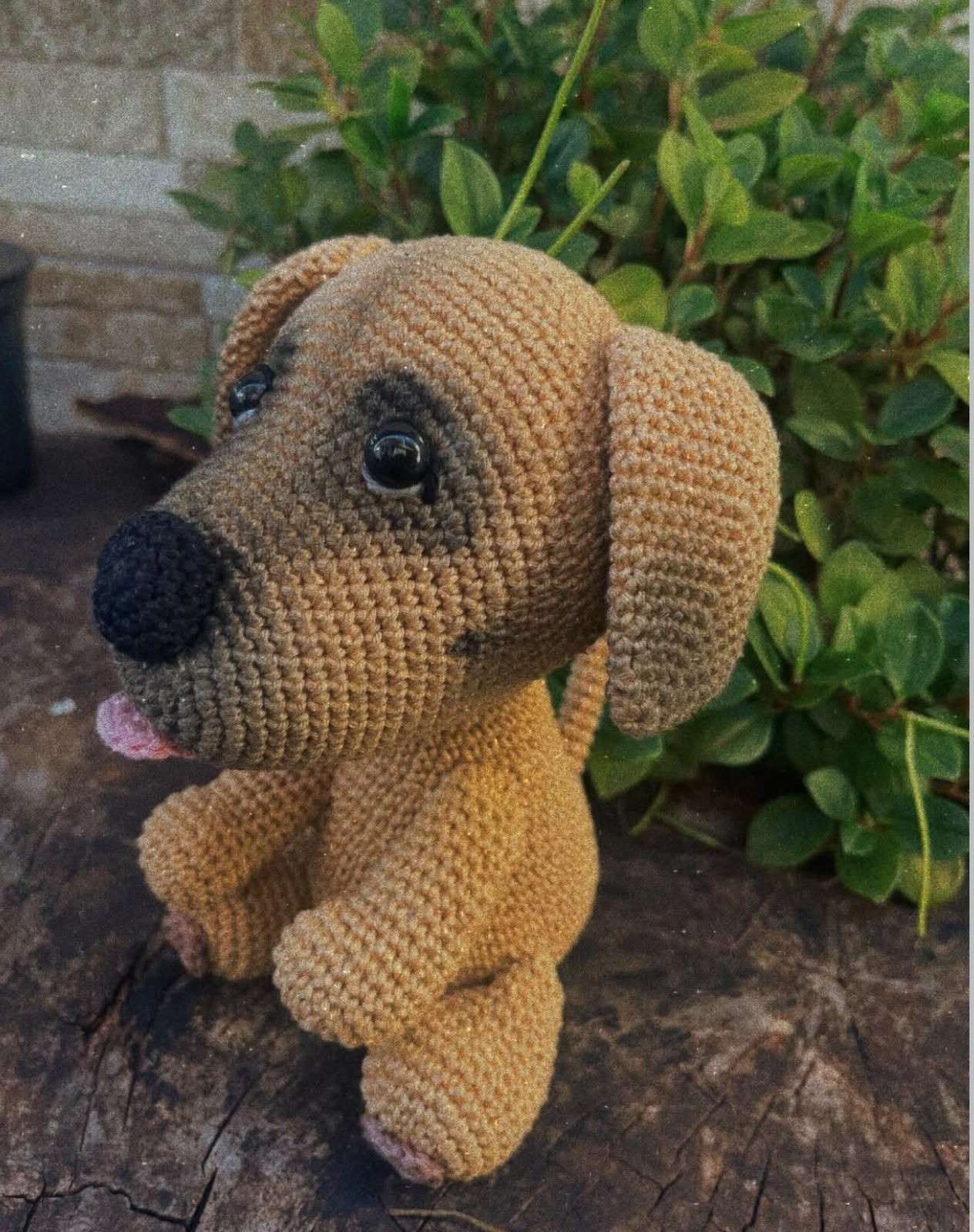 Amigurumi de cachorro personalizado